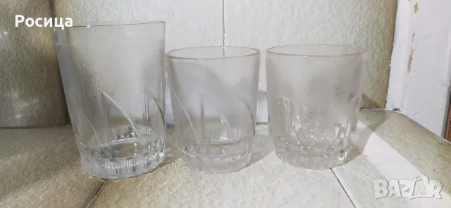 Български порцеланови чинии и стъклени чаши за алкохол и безалкохолно, снимка 7 - Сервизи - 50100647