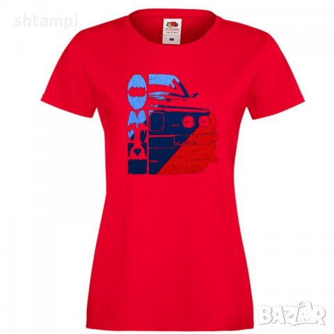 Дамска тениска BMW E30, снимка 2 - Тениски - 32836076