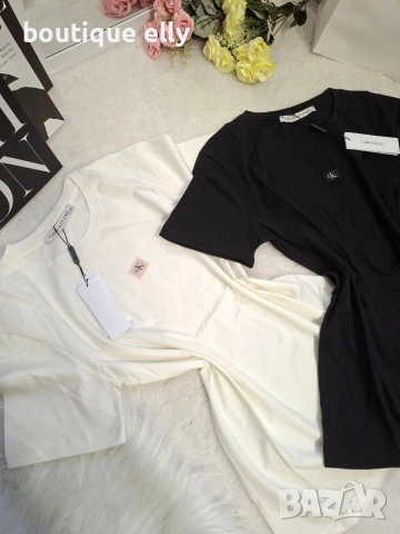памучна тениска CK, снимка 7 - Тениски - 53284050