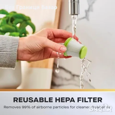 Нова Безжична компактна прахосмукачка Daewoo, 30 минути работа, 120 мл, снимка 5 - Прахосмукачки - 47431638