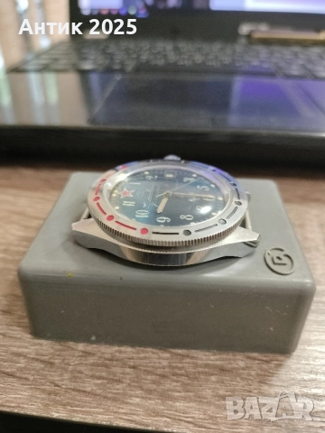Оригинален съветски часовник "Восток Амфибия" (СССР/Русия), снимка 4 - Антикварни и старинни предмети - 51940324