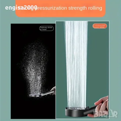 ПРОМО! Уникална Душ Слушалка с 5 функции и високо налягане, снимка 7 - Други стоки за дома - 48950527