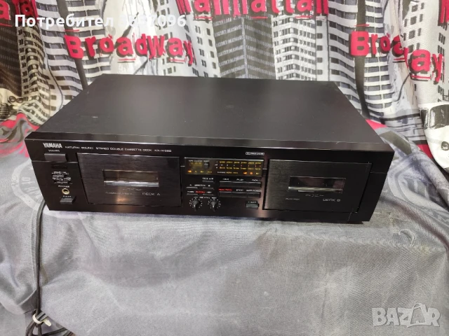 Yamaha KX-W282 Natural Sound Double Cassette Deck. , снимка 2 - Ресийвъри, усилватели, смесителни пултове - 51160257