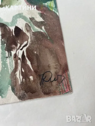 Нанет Баклаян картина - “Мома” 1990 година, снимка 2 - Картини - 50167656