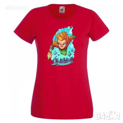 Дамска тениска DC Aquaman DC & Star Wars Игра,Изненада,Подарък,Геймър,, снимка 3 - Тениски - 36787001