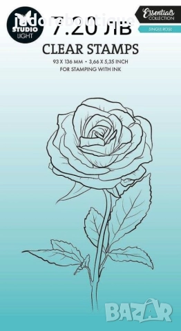 Силиконови печати Studio Light различни видове цветя, хора и други, снимка 3 - Други - 34638866