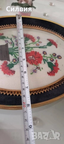 Пано с ръчна бродерия , снимка 9 - Пана - 53118696