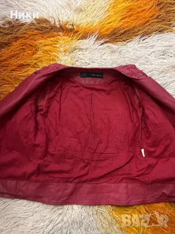 Зара- дамско яке от естествена кожа, снимка 5 - Якета - 49002454