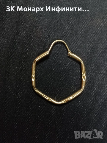 Златна обеца /585/, снимка 2 - Обеци - 53552850