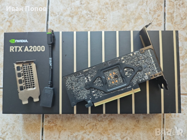 Видео карта Nvidia RTX A2000 6GB, снимка 2 - Видеокарти - 51489715