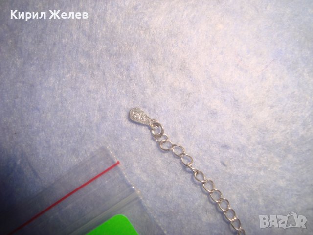 ПРЕКРАСНА СРЕБЪРНА ФЕШЪН - АРТ ГРИВНА СРЕБРО 925 - СЪРЧИЦА 27301, снимка 6 - Гривни - 36852084