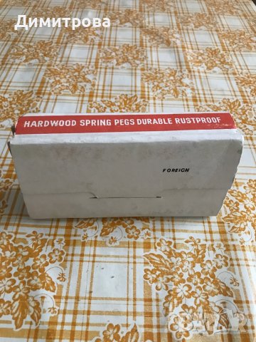 Щипки за пране - дървени, снимка 4 - Други стоки за дома - 37528176