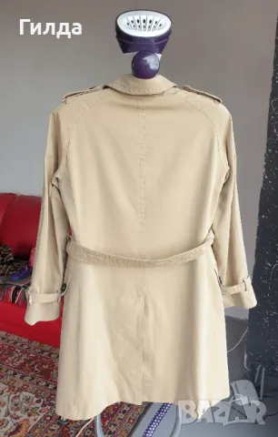 Burberry шлифер тренчкот M 38, снимка 5 - Шлифери - 49784750