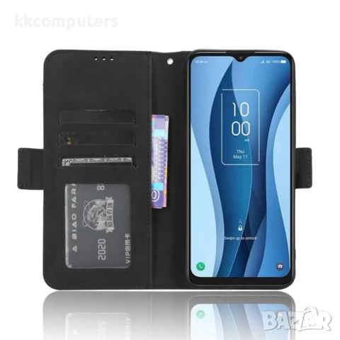 TCL 40 NxtPaper 5G Magnetic Wallet Калъф и Протектор, снимка 9 - Калъфи, кейсове - 51405938