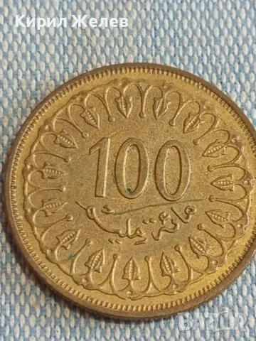 Стара монета 100 милима 1983г. Тунис за КОЛЕКЦИЯ 32072, снимка 2 - Нумизматика и бонистика - 48765644