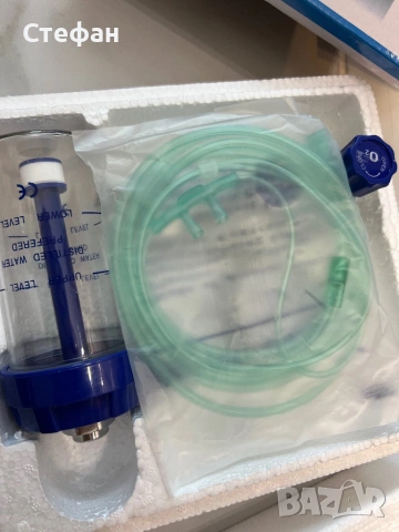 Кислородна бутилка 7,5л. с редуцир вентил и овлажнител (нова и пълна), снимка 6 - Други - 53257863