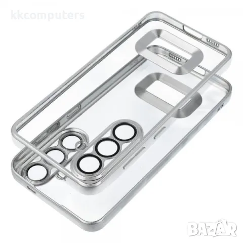 Калъф GLAM / Сребърна-рамка / за iPhone 16e Баркод : 3131885, снимка 2 - Калъфи, кейсове - 50223140