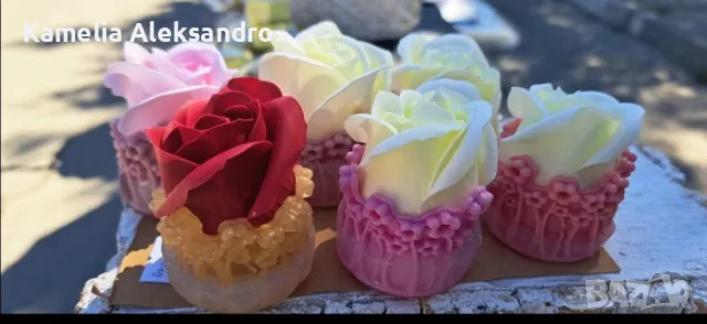 подарък,сапунена роза