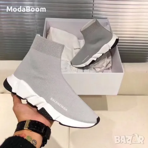 Balenciaga сиви мъжки маратонки , снимка 1 - Маратонки - 48703119