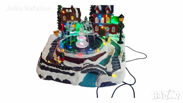 Коледна декорация със светлини , снимка 3 - Декорация за дома - 52528591