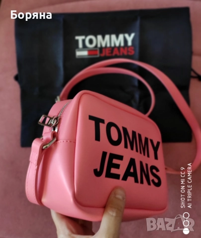 Tommy Jeans розова малка чанта, снимка 2 - Чанти - 52238180