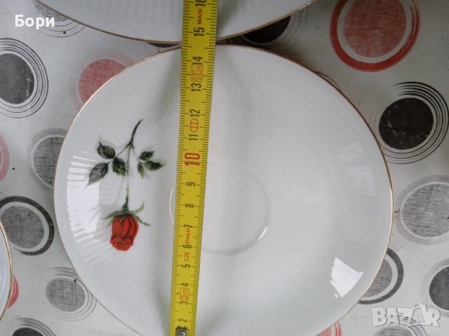 Порцелан чаши,чинии, снимка 8 - Сервизи - 38289421