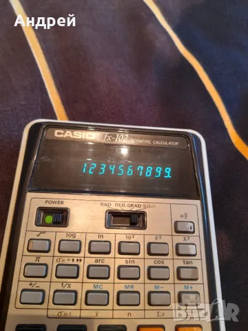 Стар калкулатор Casio FX-102, снимка 7 - Други ценни предмети - 48509893