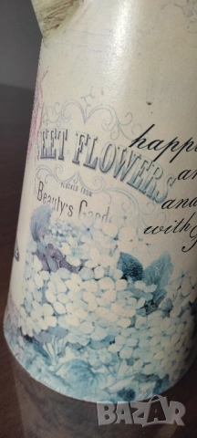 Метална кана* Ваза* Винтидж излъчване* , снимка 11 - Вази - 52397372