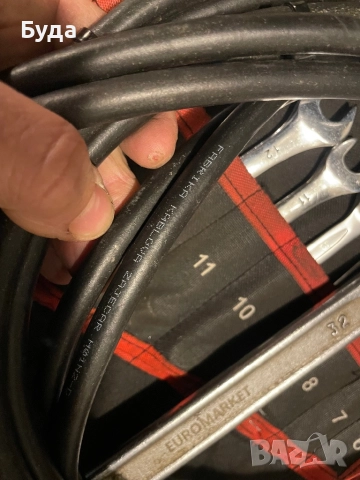 Кабели за подаване на ток 25 кв х 3.45 метра, снимка 5 - Аксесоари и консумативи - 52706164