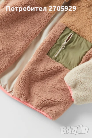 Zara каракулесто яке, размер 11-12 г. (152 см), снимка 3 - Детски якета и елеци - 51192708