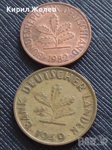 Лот монети от цял свят 10 броя ПФЕНИНГИ BUNDES REPUBLIC DEUTSCHLAND за КОЛЕКЦИОНЕРИ 25255, снимка 9 - Нумизматика и бонистика - 43558850