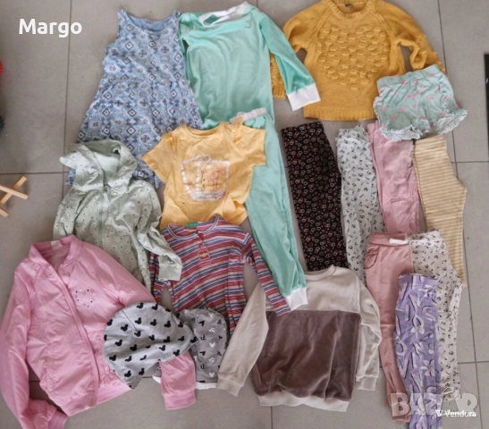 мега комплект детски дрехи за момиче, 50 брой, за дете на 3- 4 години; 98 104 110 размер, снимка 3 - Детски комплекти - 52874273