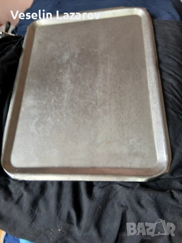 Поднос АЛПАКА от времето на СОЦА., снимка 2 - Прибори за хранене, готвене и сервиране - 52373860