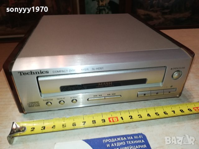 ЗАЯВЕНО!!!TECHNICS SL-HD51 CD PLAYER MADE IN JAPAN-SWISS 1412231608, снимка 10 - Ресийвъри, усилватели, смесителни пултове - 43412092