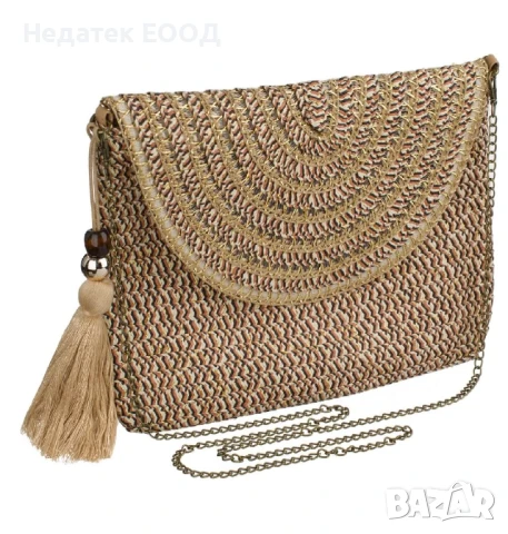 Дамска сламена чанта, 32x22 см.