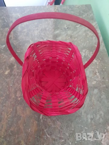 Плетена кошница , снимка 2 - Декорация за дома - 43968114