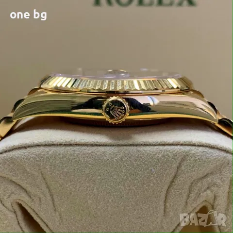 Rolex Day Date President Gold Green , снимка 10 - Луксозни - 50261048