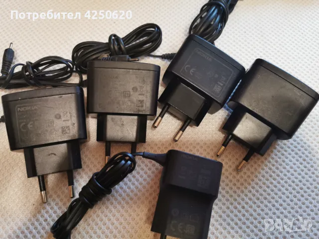 Зарядни за Nokia AC-3U Adapter   50-60Hz 65mA 6.5VA Out 5V=350