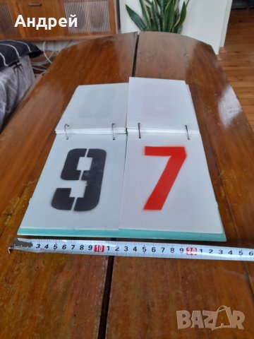 Старо табло с номера, снимка 5 - Други ценни предмети - 42960969
