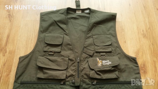 Black Eagle Vest размер L за лов риболов елек със здрава материя - 720, снимка 3 - Екипировка - 43614349