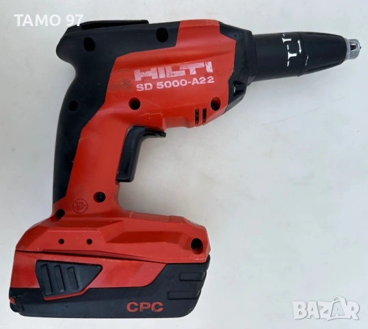 Hilti SD 5000-A22 - Акумулаторен винтоверт за гипсокартон 22V, снимка 4 - Винтоверти - 53566034