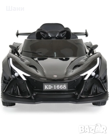 Акумулаторна кола Moni - Flash, черен металик , снимка 2 - Детски велосипеди, триколки и коли - 51610727