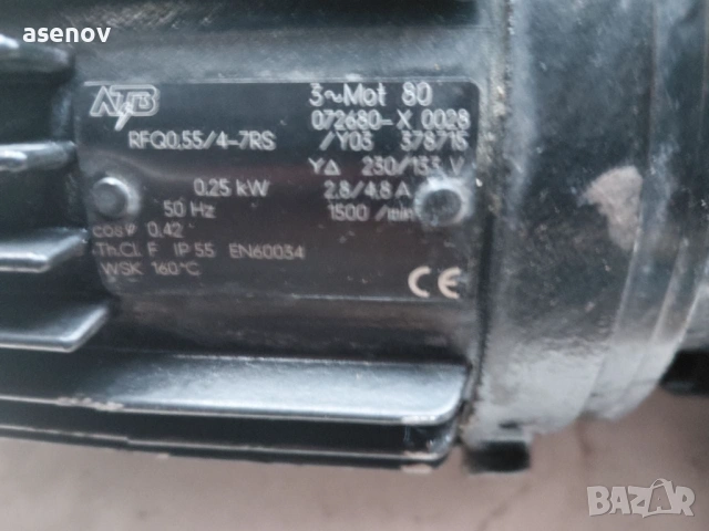 редуктор- 15 обор/ мин, снимка 4 - Електродвигатели - 53167017