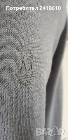 Armani Jeans AJ Wool Mens Size М ОРИГИНАЛ! Мъжки тънък Вълнен Пуловер!, снимка 8 - Пуловери - 39056072