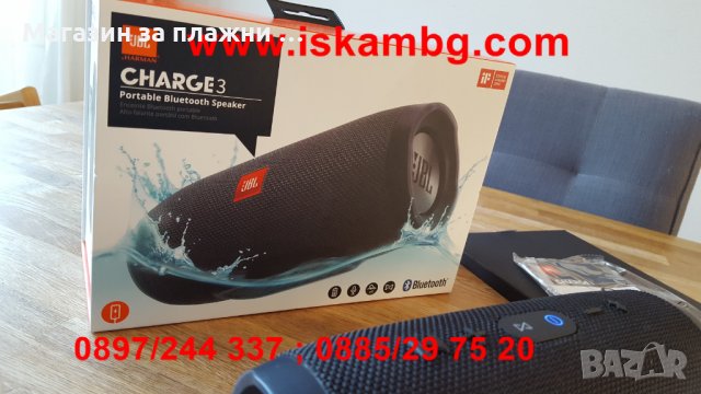 JBL CHARGE 3 Bluetooth тонколонка , снимка 3 - Bluetooth тонколони - 28451004