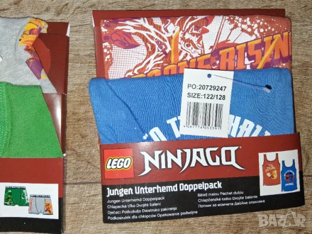 к-т потник 2бр. с боксер 2бр. Lego, снимка 3 - Детско бельо и бански  - 50051611