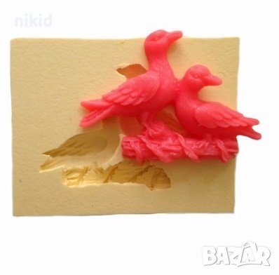 2 гларуса гларуси гларус птици силиконов молд форма фондан гипс шоколад декор