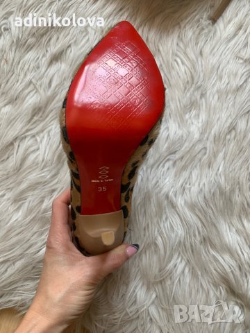 Нови леопардови обувки, снимка 4 - Дамски елегантни обувки - 40801348