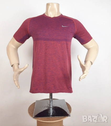 Nike Dri-Fit Knit - Оригинална мъжка безшевна тениска размер M, снимка 2 - Тениски - 53305958