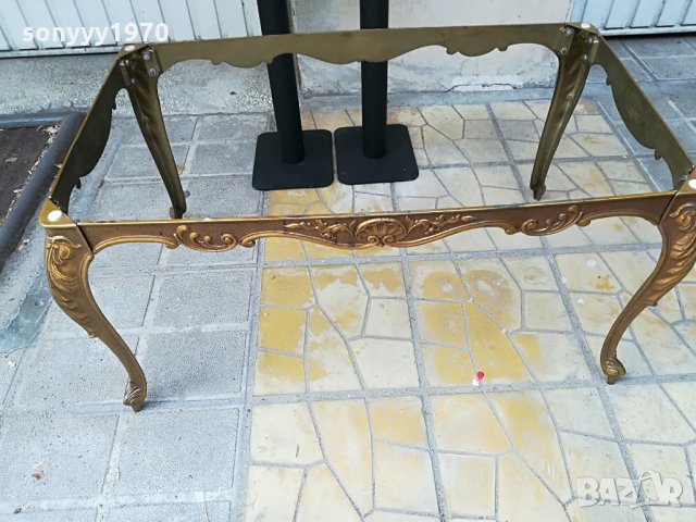 АНТИК-КОЛЕКЦИЯ-златна маса-мед/месинг-внос франция, снимка 3 - Антикварни и старинни предмети - 26301573